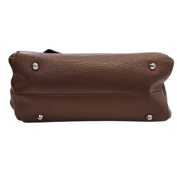 Persaman New York Pebble Leather & Suede Convertible Crossbody Handbag - Picture 6 of 10